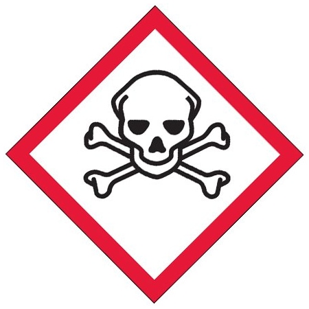 Bsc Preferred 2 x 2'' Pictogram - Skull and Crossbones Labels BUY00039635